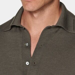 Suitsupply Dark Olive Casual Shirt